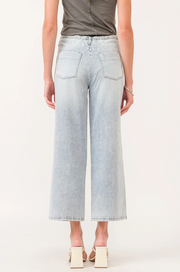 Naples High Rise Loose Cropped Straight Jeans