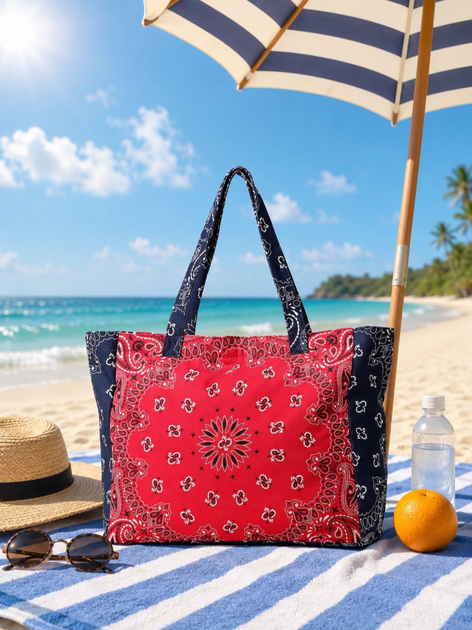 Bandana Zip Totes – HTB Boutique