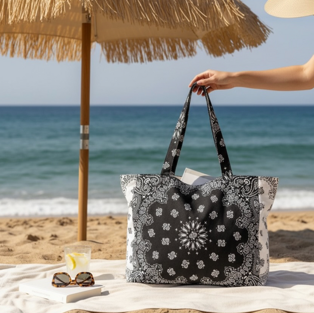 Bandana Zip Totes – HTB Boutique