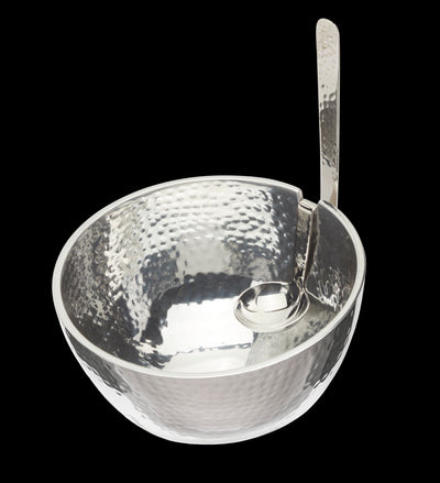 Hammered Benzy Bowl with Spoon