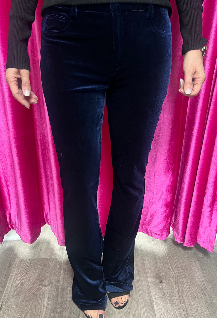 Velvet Skinny Flare Pant