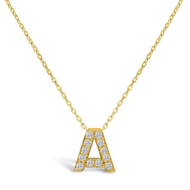 Letter of Mine, Let It Shine Initial Necklaces