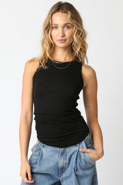 Fitted Ribbed Muscle Tank