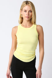 Fitted Ribbed Muscle Tank