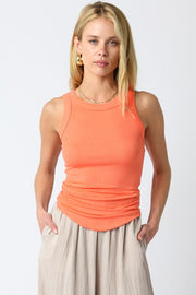 Fitted Ribbed Muscle Tank