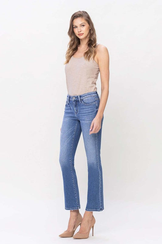 Caryn Low Rise Cropped Bootcut Jean