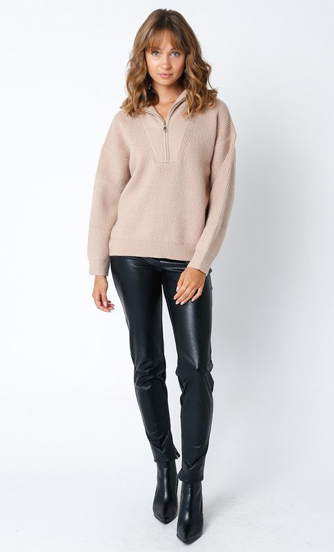 Phoebe 1/4 Zip Sweater