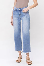Dean Mid Rise Straight Cropped Jean