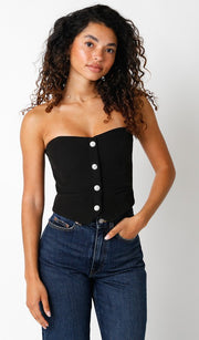 Maggie Strapless Top