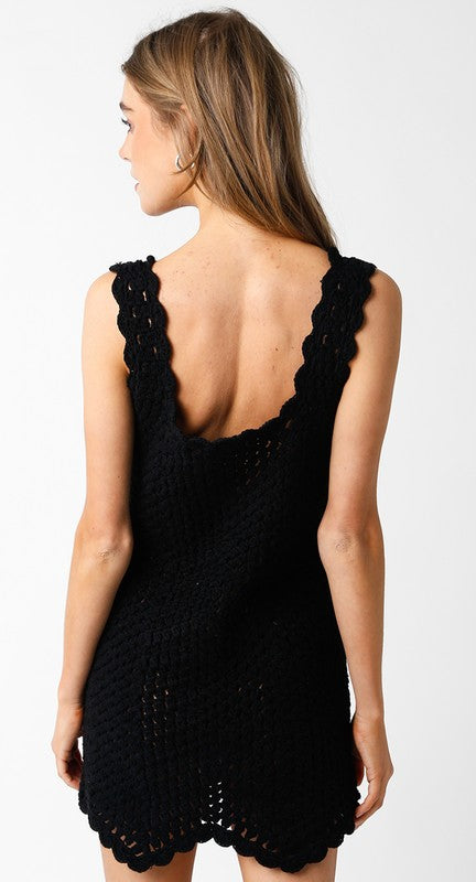 Isle Crochet Mini Dress – HTB Boutique
