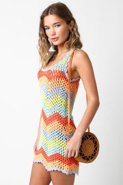 Tropics Crochet Mini Dress