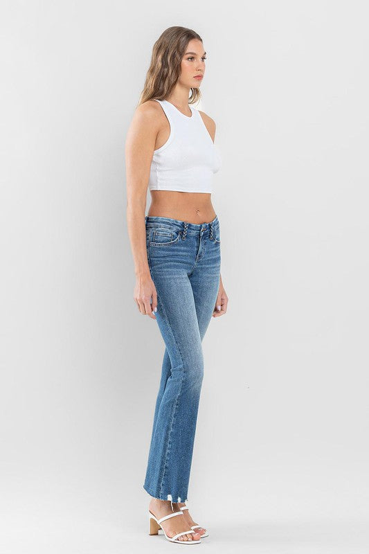 Amie Low Rise Flare Jeans