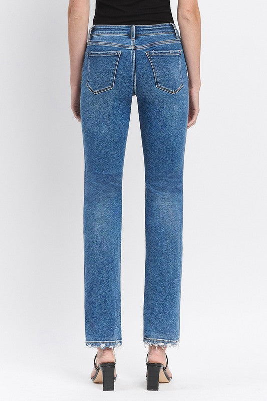 Desiree Mid Rise Straight Jean