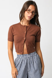 Bella Short Sleeve Knit Cardigan