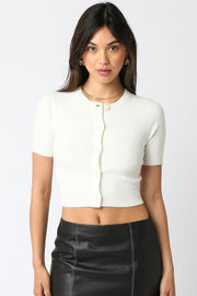 Bella Short Sleeve Knit Cardigan