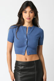 Bella Short Sleeve Knit Cardigan