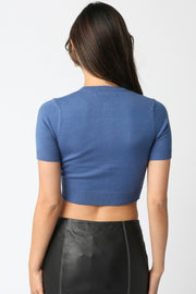 Bella Short Sleeve Knit Cardigan