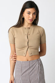 Bella Short Sleeve Knit Cardigan