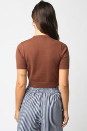 Bella Short Sleeve Knit Cardigan