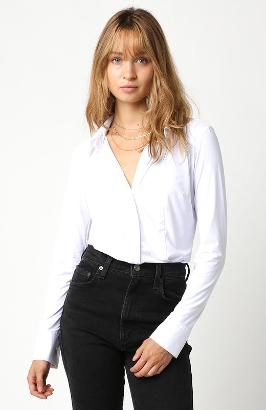 Essex Classic Button Down Bodysuit