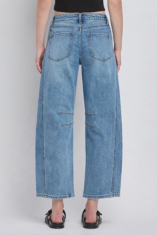 Tinsley High Rise Barrel Jean