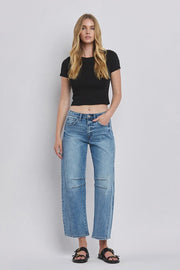 Tinsley High Rise Barrel Jean