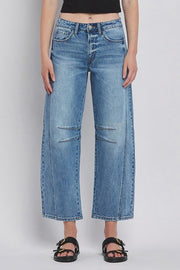 Tinsley High Rise Barrel Jean