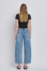 Tinsley High Rise Barrel Jean