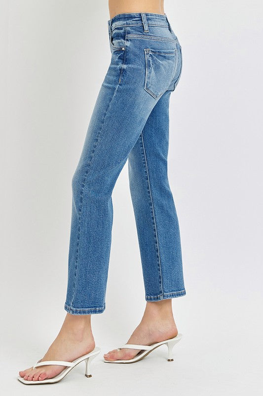 Low Rise Crop Flare Jean