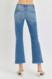 Low Rise Crop Flare Jean