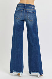 Dobbs Low Rise Wide Leg Dark Jean