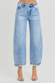 Kelsey High Rise Barrel Jean