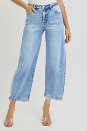 Kelsey High Rise Barrel Jean