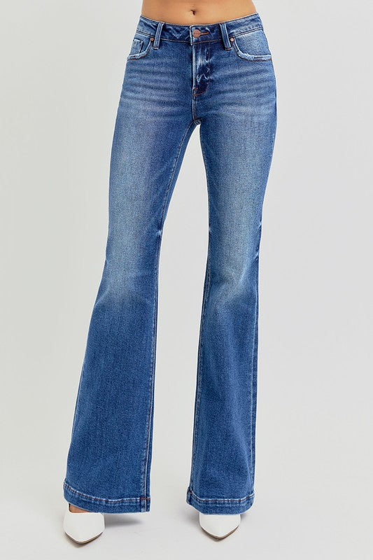 Melinda Low Rise Flare Jeans