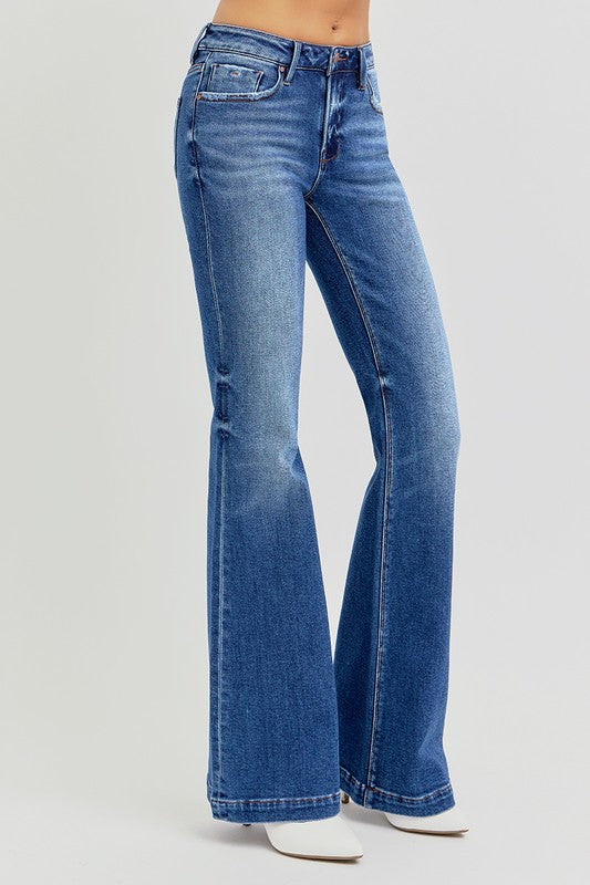 Melinda Low Rise Flare Jeans