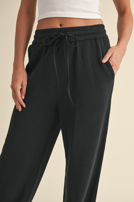 Super Soft Air Scuba Wide Leg Pants