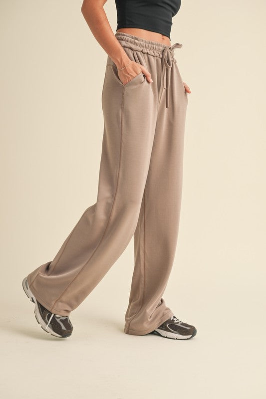 Super Soft Air Scuba Wide Leg Pants