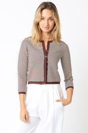 Marni Striped Knit Cardigan