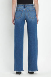 Oliver Mid Rise Wide Leg Jean - Long