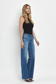 Oliver Mid Rise Wide Leg Jean - Long