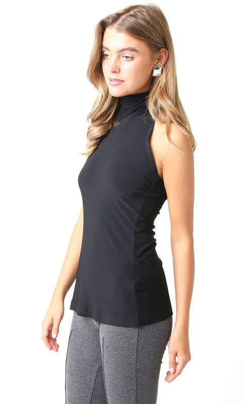 Harper Sleeveless Mock Neck Top