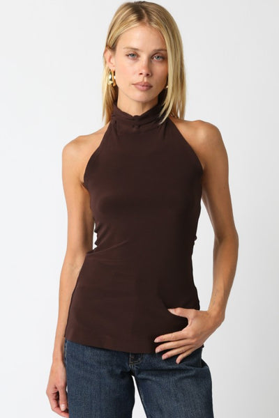 Harper Sleeveless Mock Neck Top