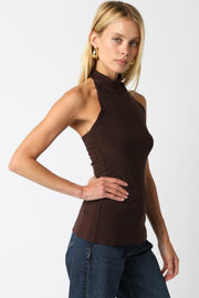 Harper Sleeveless Mock Neck Top