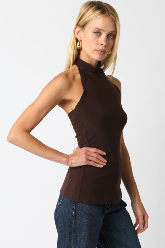 Harper Sleeveless Mock Neck Top