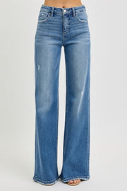 Julie Mid 2 High Rise Wide Leg Jeans