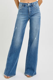 Julie Mid 2 High Rise Wide Leg Jeans