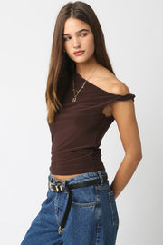 Kylie One Shoulder Twist Top
