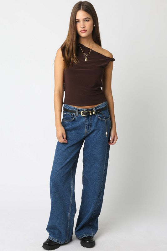 Kylie One Shoulder Twist Top