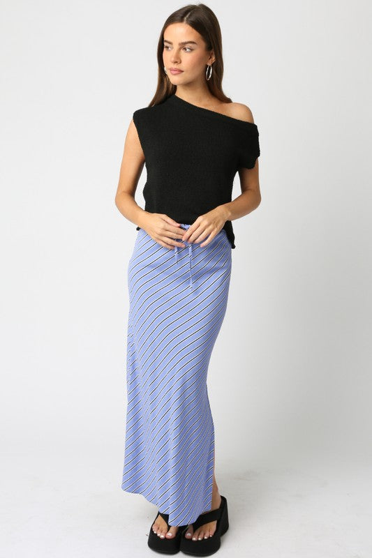 Vanessa Sleeveless Off The Shoulder Knit Top