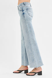 Carmen Light Low Rise Wide Leg Jean
